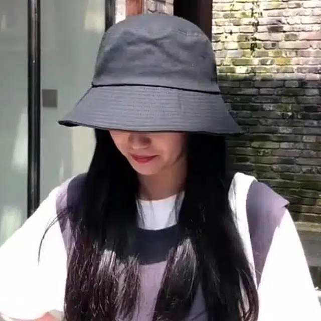 雅鹿优选 休闲简约纯色系列户外出行防晒遮阳时尚潮流百搭大头围显脸 棉 渔夫帽 男女同款情侣款