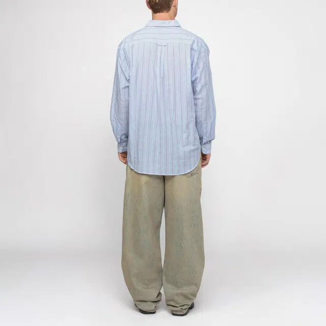 Stussy SS24 CLASSIC SHIRT STRIPED COTTON LINEN