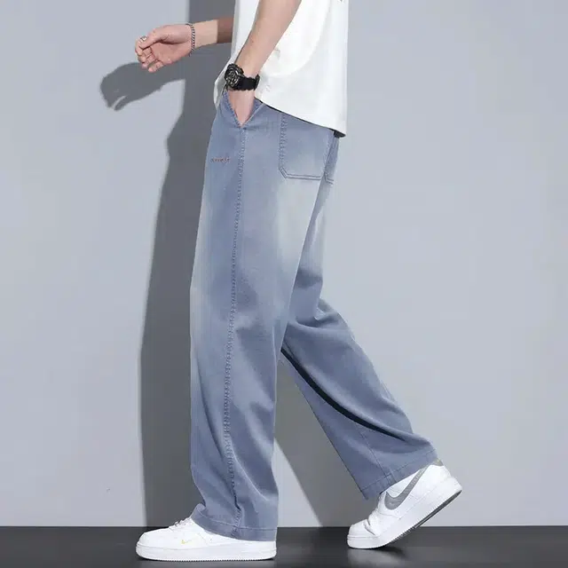 协协乐 直筒透气薄款美式垂感牛仔裤 男款