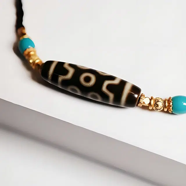 【财源滚滚都有路】 玉临门 时来运转 藏式复古虎牙天珠毛衣链 诸事顺利  好事花生#好运 玛瑙 项链 男女同款情侣款