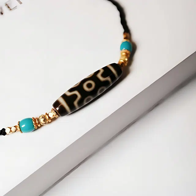 【财源滚滚都有路】 玉临门 时来运转 藏式复古虎牙天珠毛衣链 诸事顺利  好事花生#好运 玛瑙 项链 男女同款情侣款