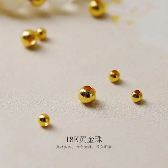 【匠心手作 18K金转运珠】 灵菲 招财吸金新中式小众简约高级感百搭显白手饰 有钱花财源滚滚#好运 黄发晶 手串 女款