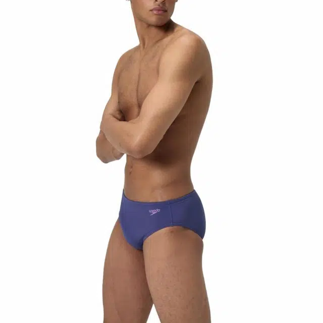Speedo Solid One Brief Blue Endurance logo