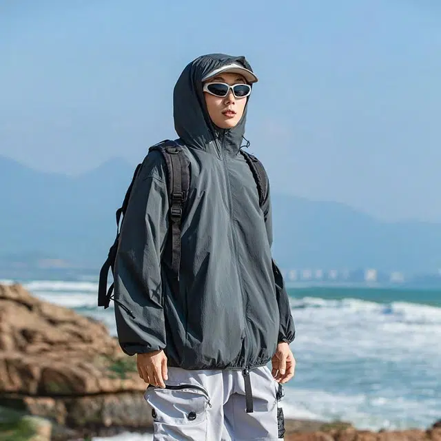 【dme】 百搭轻薄透气连帽防晒服 男女同款