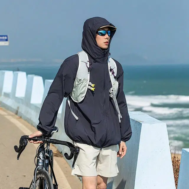 【dme】 百搭轻薄透气连帽防晒服 男女同款