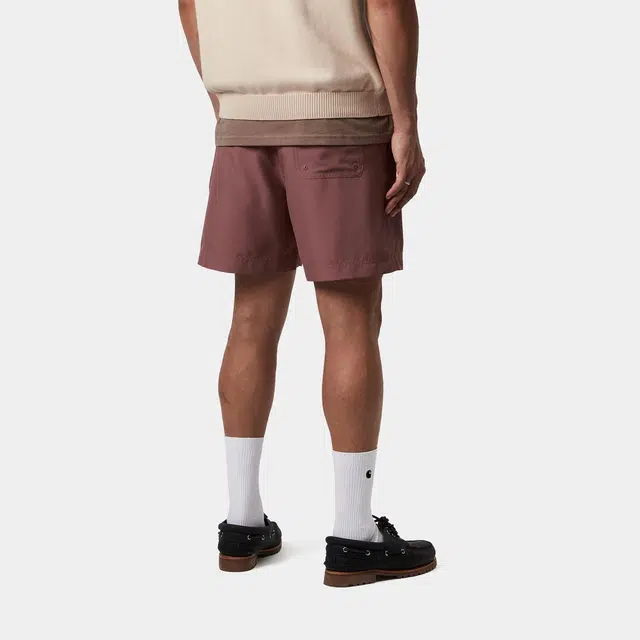 Carhartt WIP Chase Swim Trunks Dark Pink