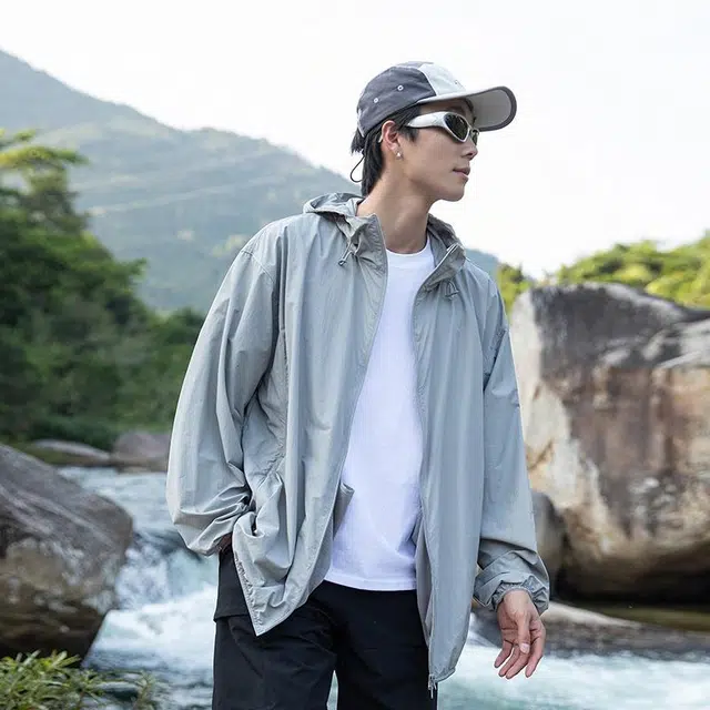 【dme】 百搭轻薄透气连帽防晒服 男女同款