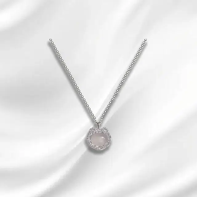 大唐国鼎 岁岁平安新中式复古风小众设计优雅国潮 精致纹理旺事业学业财运 好运 琉璃 项链 女款