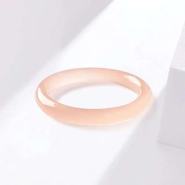 鸳鸯金楼 西柚粉 新中式国潮优雅古风温婉甜美清冷高级感设计叠戴 本命年汉服旗袍一步一响叠戴百搭手饰 #好运 琉璃 手镯 女款