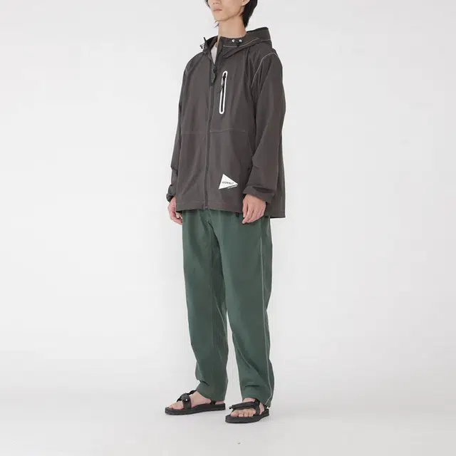 Gramicci x and wander BRUSHED NYLON