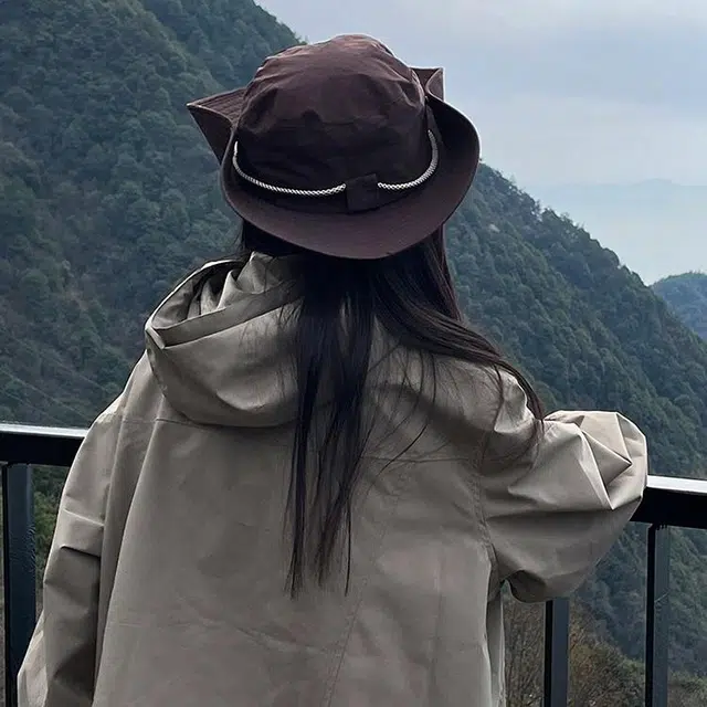 【户外必备】 雅鹿 西部牛仔抽绳钓鱼防晒遮阳露营速干时尚潮流百搭大头围登山 聚酯纤维 渔夫帽 男女同款情侣款