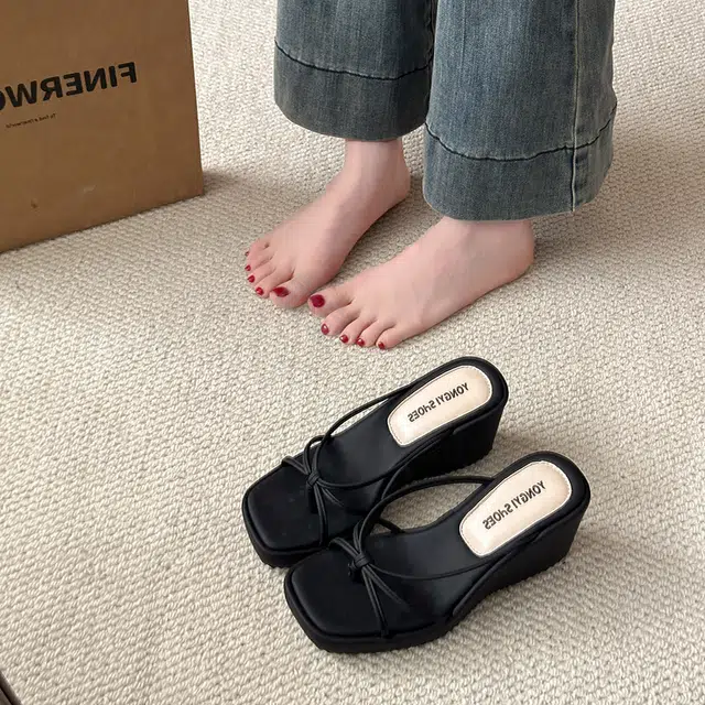 美洲爵士 简约大方 时尚舒适 潮流百搭人字拖鞋 女