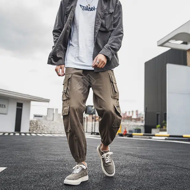 年走索 圆头系带 舒适百搭 防滑耐磨 高帮 板鞋 男款