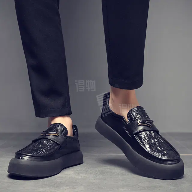 百伦韩 舒适百搭 防滑耐磨 休闲鞋 男款 黑色