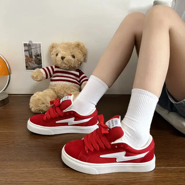 CHERRY&KALIKA Lightning Sneakers Wine Red