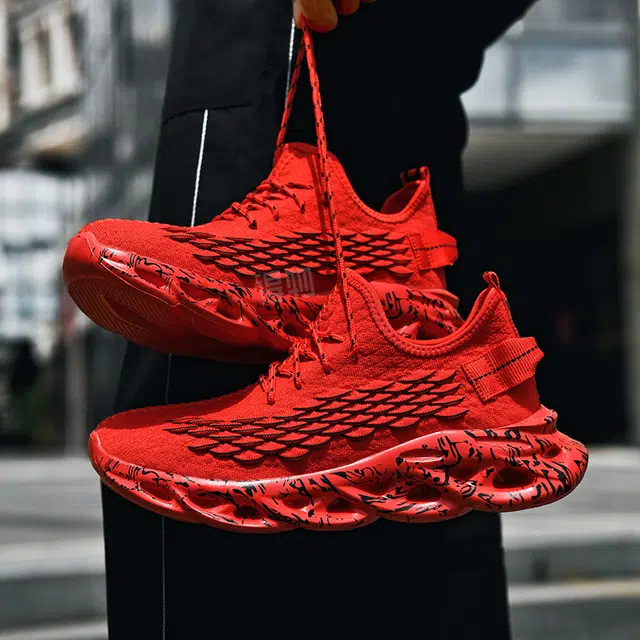 酷丁 潮流时尚百搭小众 减震透气包裹性轻便增高 生活休闲鞋 男款