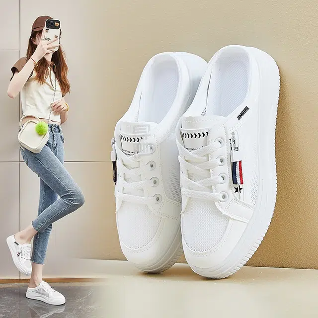 金迈王 简约百搭 舒适日常 防臭包头拖鞋 女款