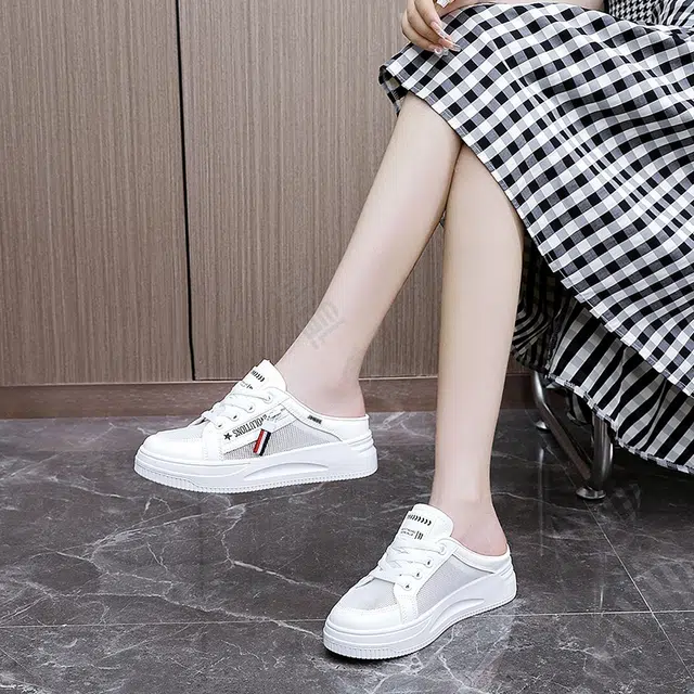 金迈王 简约百搭 舒适日常 防臭包头拖鞋 女款