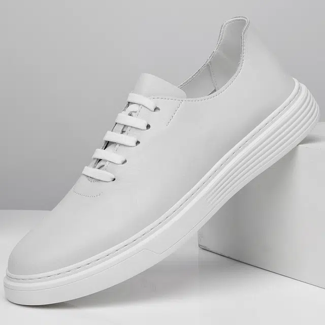 公牛雷霆 牛皮 舒适百搭简约 防滑透气 低帮 板鞋 男款