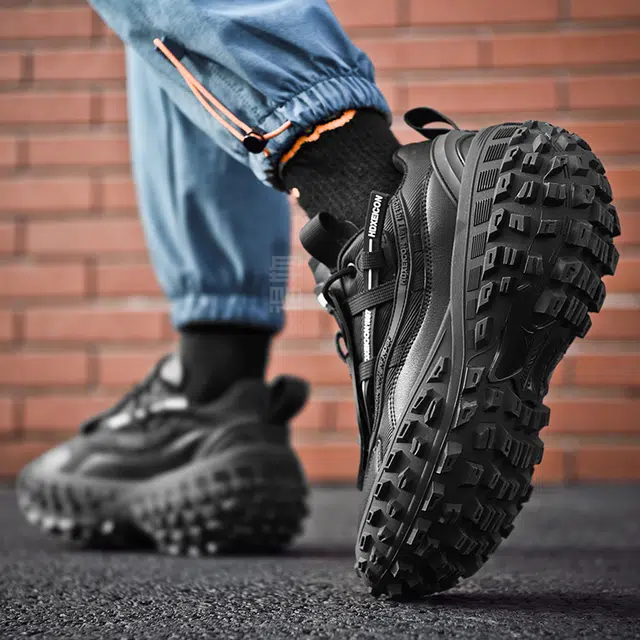 依米奴 牛皮 百搭 休闲 舒适 男款 低帮 潮流 户外  复古 时尚 增高 耐磨 简约 老爹鞋