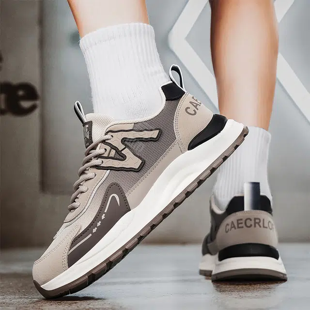 袋鼠头 主题系列 牛皮革 复古百搭潮流 耐磨 低帮 生活休闲鞋 男款