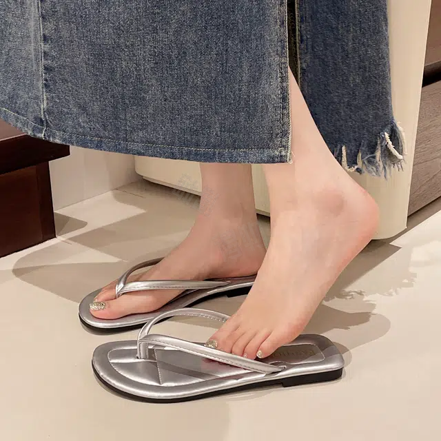 黑恐龙 时尚百搭 速干防滑人字拖鞋 女款