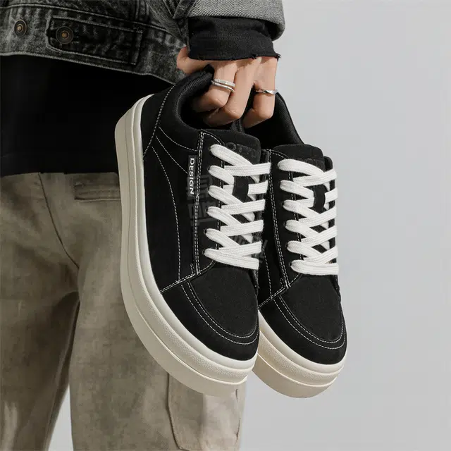 年走索 日系复古百搭运动 帆布鞋 男女同款