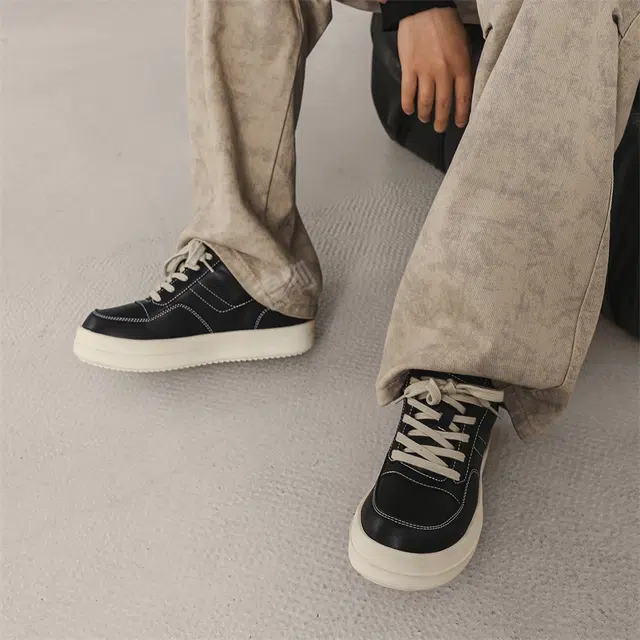 年走索 牛剖层革 运动休闲潮流百搭 低帮 板鞋 男款