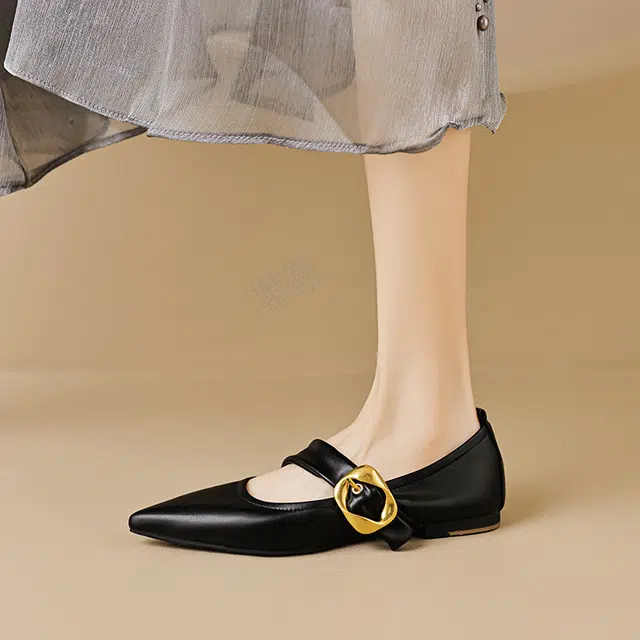 兰缪 高级感气质小众 玛丽珍鞋 女