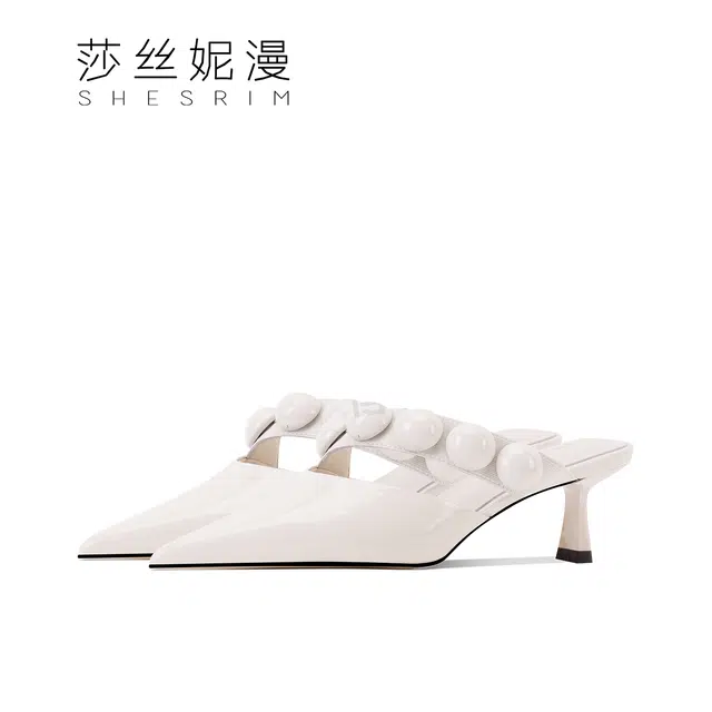 莎丝妮漫 气质温柔 简约大方 防滑防磨包头拖鞋 女款