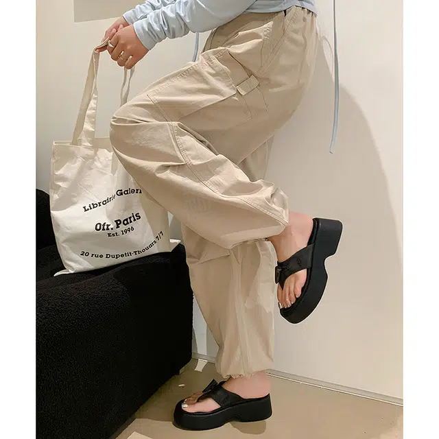 希灵 酷帅炸街 时尚感 橡胶底 静音速干人字拖鞋 女