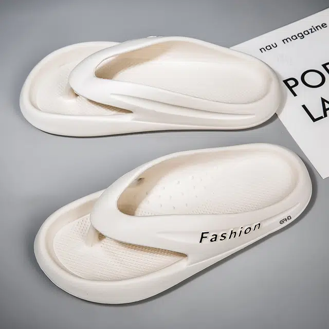 功夫伙伴 简约时尚 舒适日常 防臭防磨人字拖鞋 男款