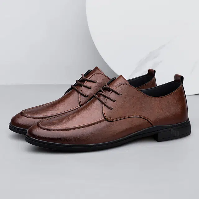 公牛雷霆 二层牛皮猪皮 舒适时尚 休闲鞋 男款