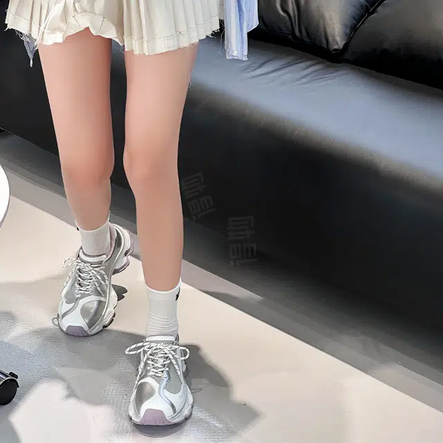 阿比让 时尚百搭休闲潮流舒适柔软 低帮 老爹鞋 女