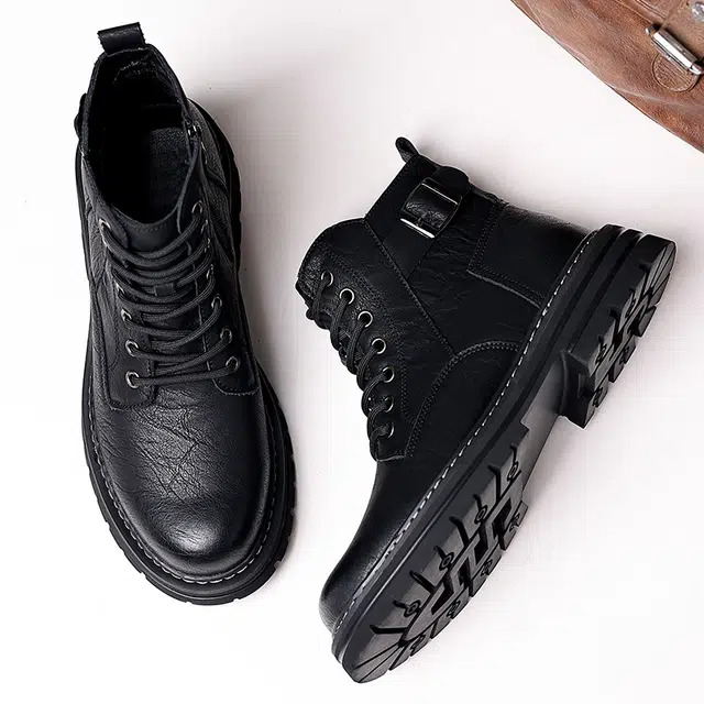 通勤气质高级百搭舒适潮流个性街头时尚 马丁靴 男款