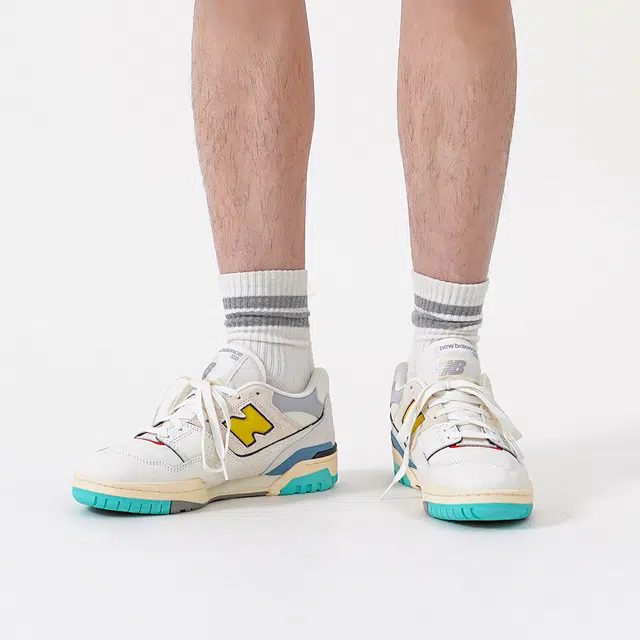 New Balance 550 White Grey Blue