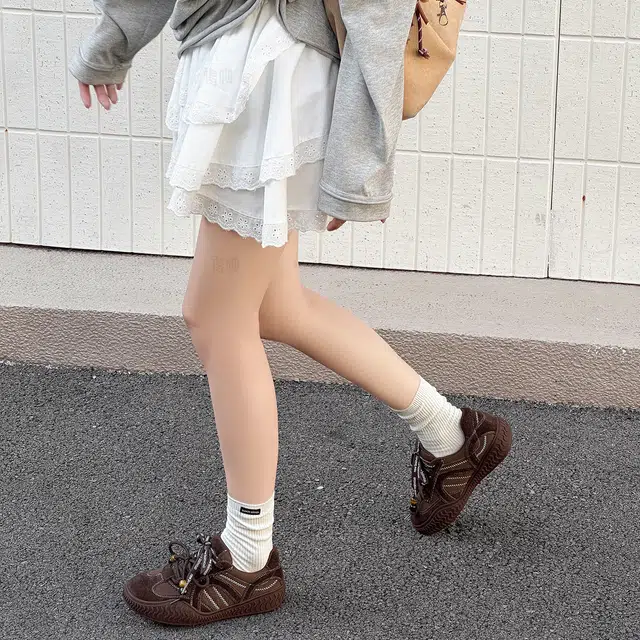 牛反绒皮 时尚美拉德风复古厚底舒适鞋款 耐磨轻便 低帮 生活休闲鞋 女