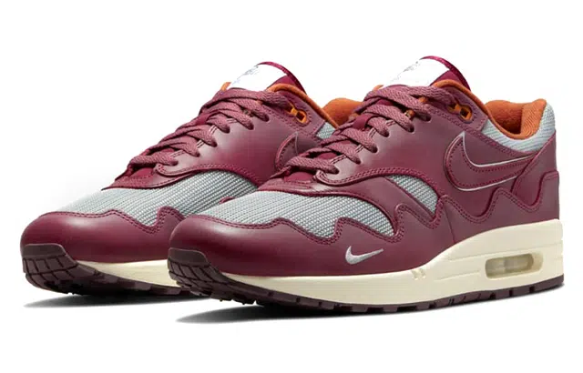 Patta x Nike Air Max 1 "night maroon"