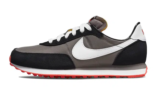 Nike Waffle Trainer 2 (GS) Black Grey Red