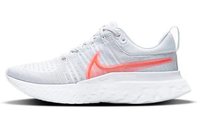 Nike React Infinity Run Flyknit 2 Silver Orange