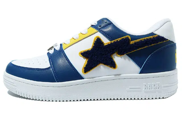 A BATHING APE STA Low Blue White