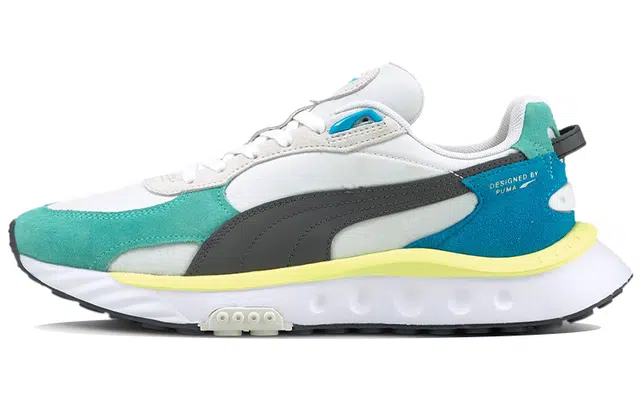 PUMA Wild Rider Rollin White Blue Grey