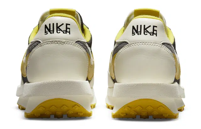 Sacai x UNDERCOVER x Nike LDWaffle black and bright citron