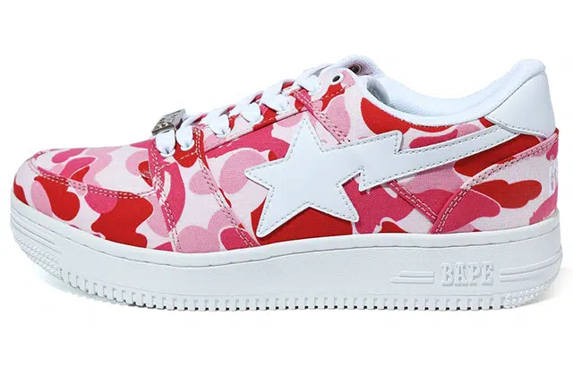 A BATHING APE STA Low Pink