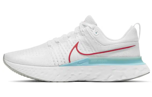 Nike React Infinity Run Flyknit 2 White Blue Red