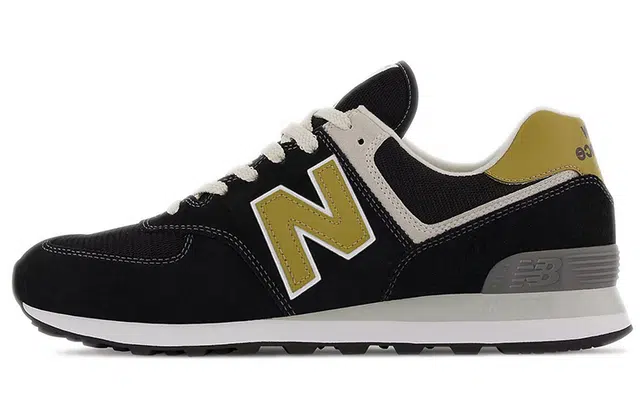 New Balance 574 Black Yellow