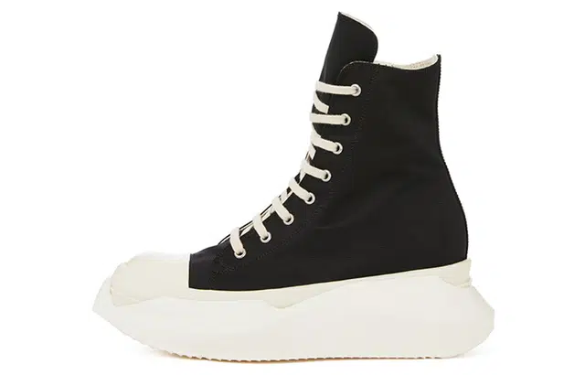 Rick Owens DRKSHDW High Top Sneakers Black White