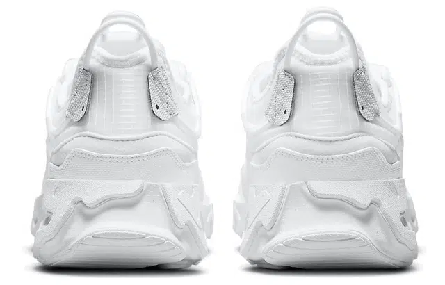 Nike React Live "triple white"