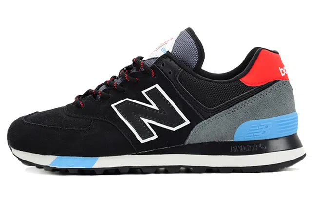 New Balance 574 Black Red