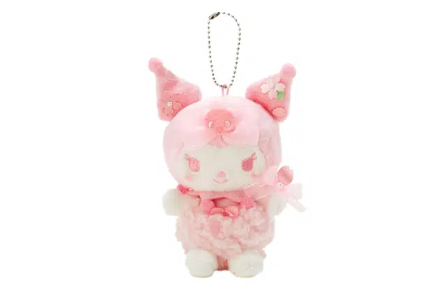 Sanrio kuromi mascot holder ( cherry bloom)
